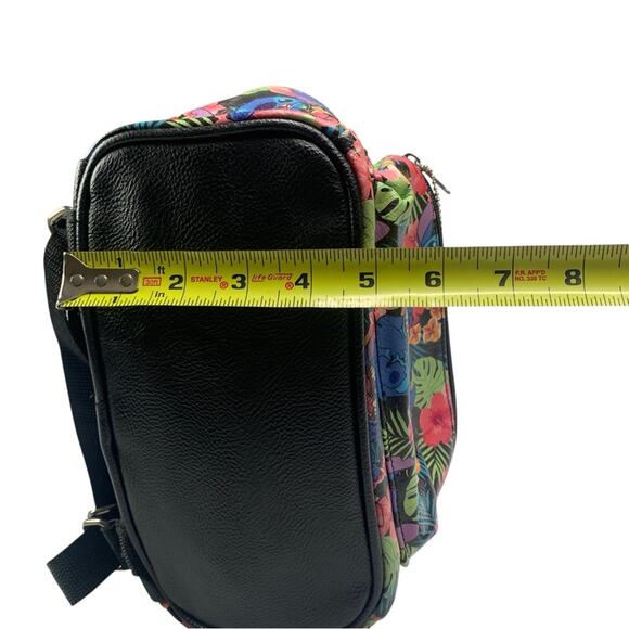 Loungefly Disney Lilo & Stitch Mini Backpack Stitch Poses Hawaiian Tropical - Picture 11 of 14